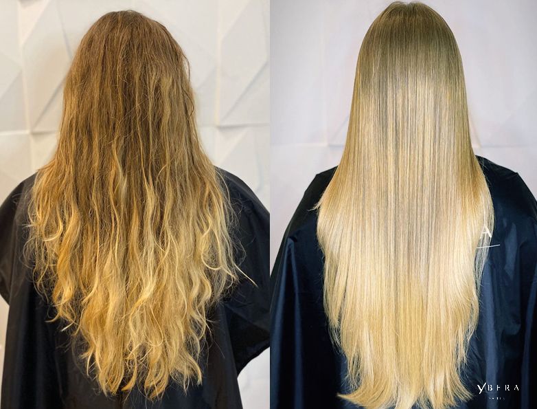 Lissage Fashion avant-après